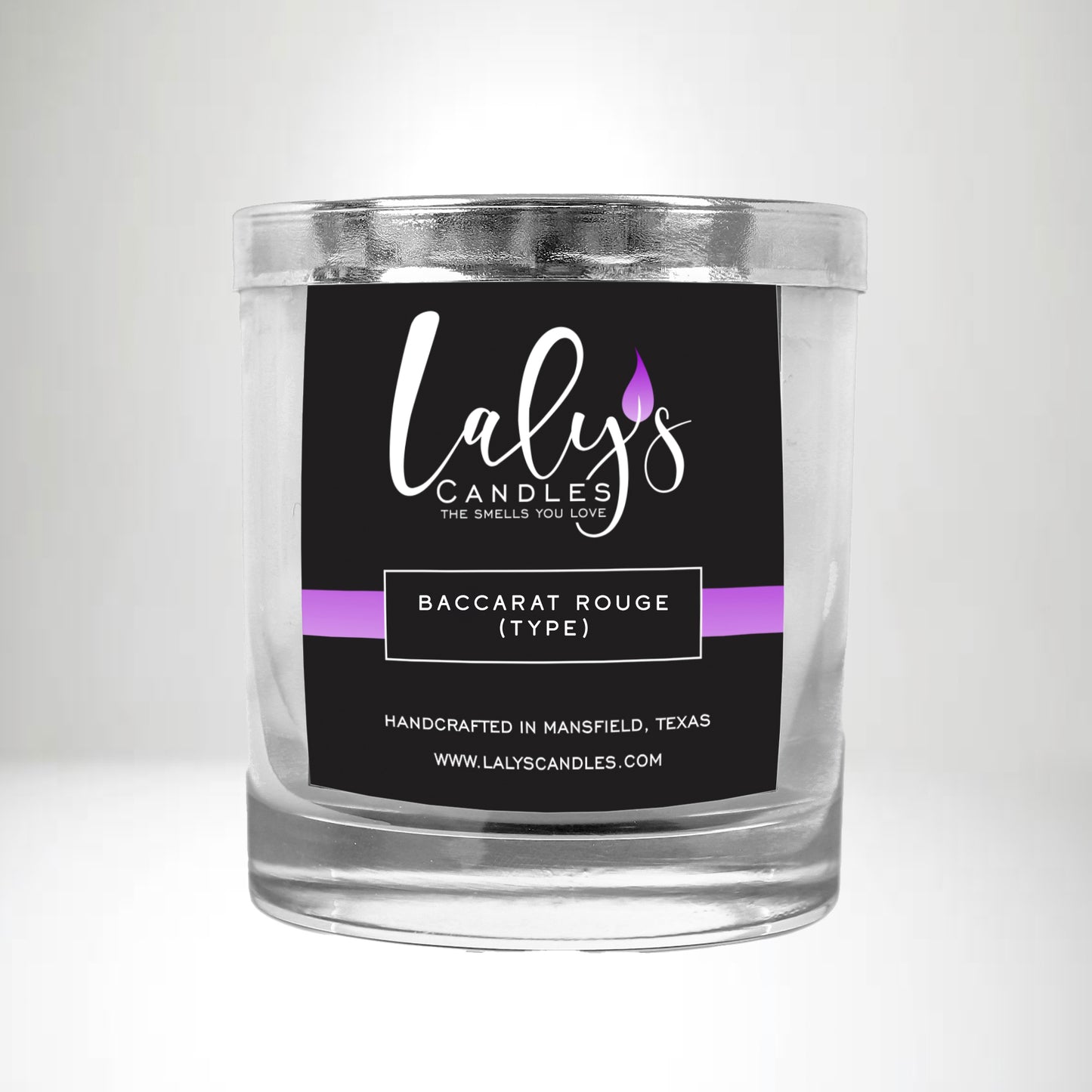 Clean burning, long lasting candle in thick glass jar with strong scent and non toxic fragrance oils. Arlington, Mansfield, Midlothian.