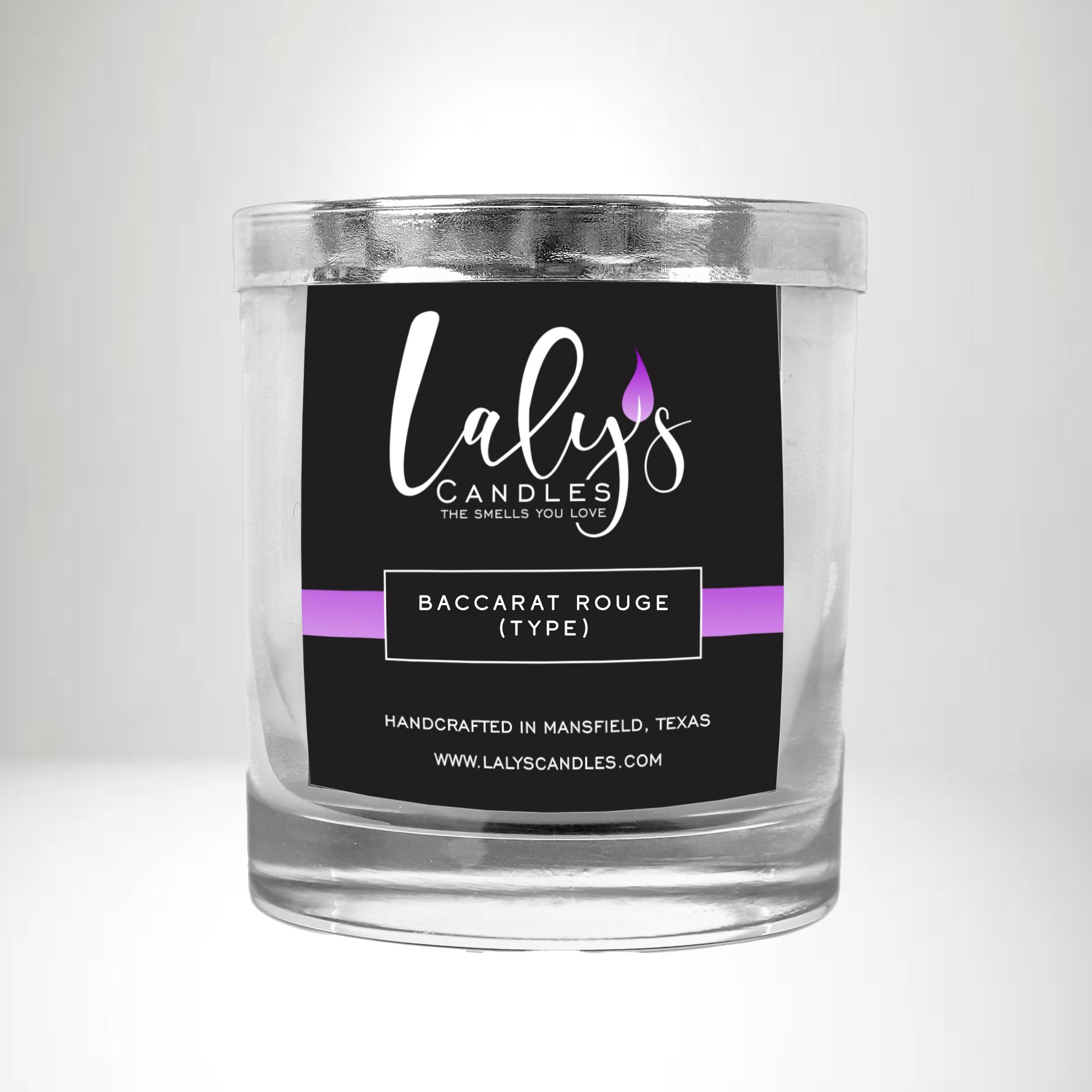 Clean burning, long lasting candle in thick glass jar with strong scent and non toxic fragrance oils. Arlington, Mansfield, Midlothian.