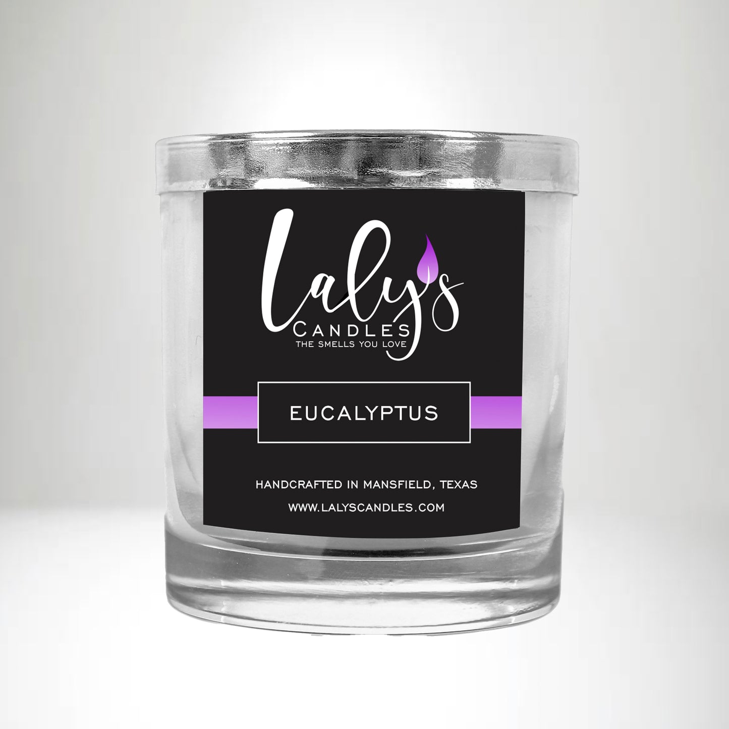 Clean burning candle with strong scent and non toxic fragrance oils. Long lasting in thick glass jar. Arlington, Mansfield, Midlothian.