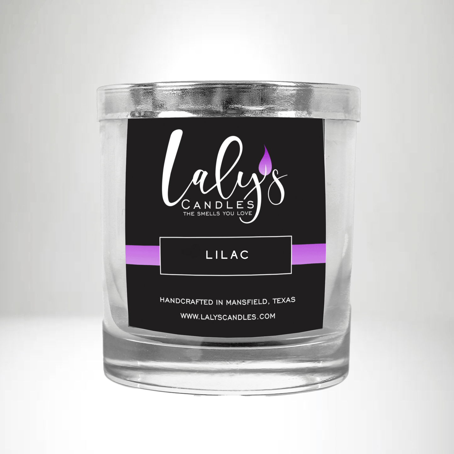Strong scented, long lasting candle with clean burning formula and non toxic oils in thick glass jar. Arlington, Mansfield, Midlothian.