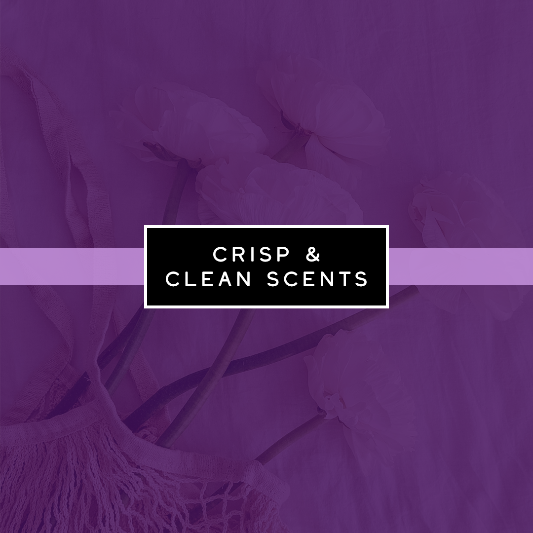 Crisp and Clean Scents collection. Strong scented, eco friendly fragrance with citrus, linen, and eucalyptus. Non toxic oils.