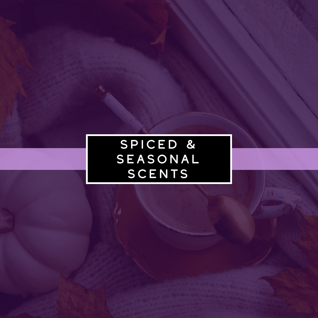 Spiced & Seasonal Scents Collection. Strong scented fragrance with cinnamon, clove, and pumpkin. Eco friendly and non toxic.