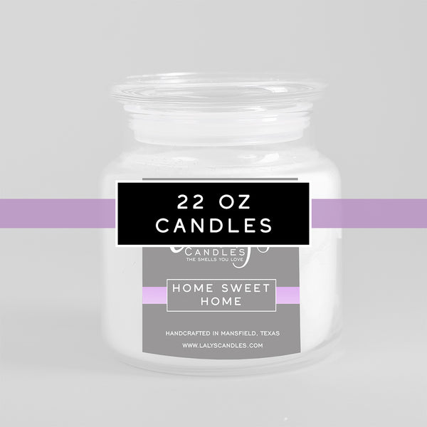 22 oz hand poured parasoy wax candle in thick glass. Strong scented, clean burning, eco friendly, non toxic, long lasting, 100 hr burn.