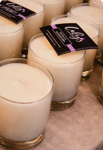 Finished Candles Curing