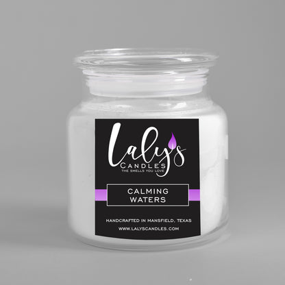 Long lasting candle with thick glass jar, strong scent, clean burn, and non toxic oils. Arlington, Mansfield, Midlothian.