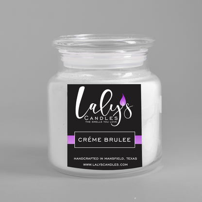 Elegant strong scented candle with non toxic fragrance oils in thick glass jar. Clean burning and long lasting. Arlington, Mansfield, Midlothian.