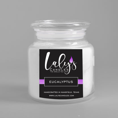 Clean burning candle with strong scent and non toxic fragrance oils. Long lasting in thick glass jar. Arlington, Mansfield, Midlothian.