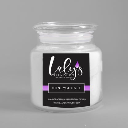 Long lasting candle with thick glass jar, strong scent, clean burn, and non toxic oils. Arlington, Mansfield, Midlothian.