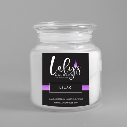 Strong scented, long lasting candle with clean burning formula and non toxic oils in thick glass jar. Arlington, Mansfield, Midlothian.