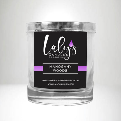 Strong scented candle with thick glass jar and non toxic fragrance oils. Clean burning, long lasting. Arlington, Mansfield, Midlothian.