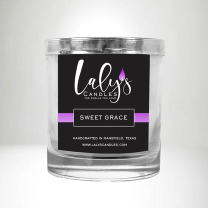 Clean burning candle with strong scent and non toxic fragrance oils. Long lasting in thick glass jar. Arlington, Mansfield, Midlothian.